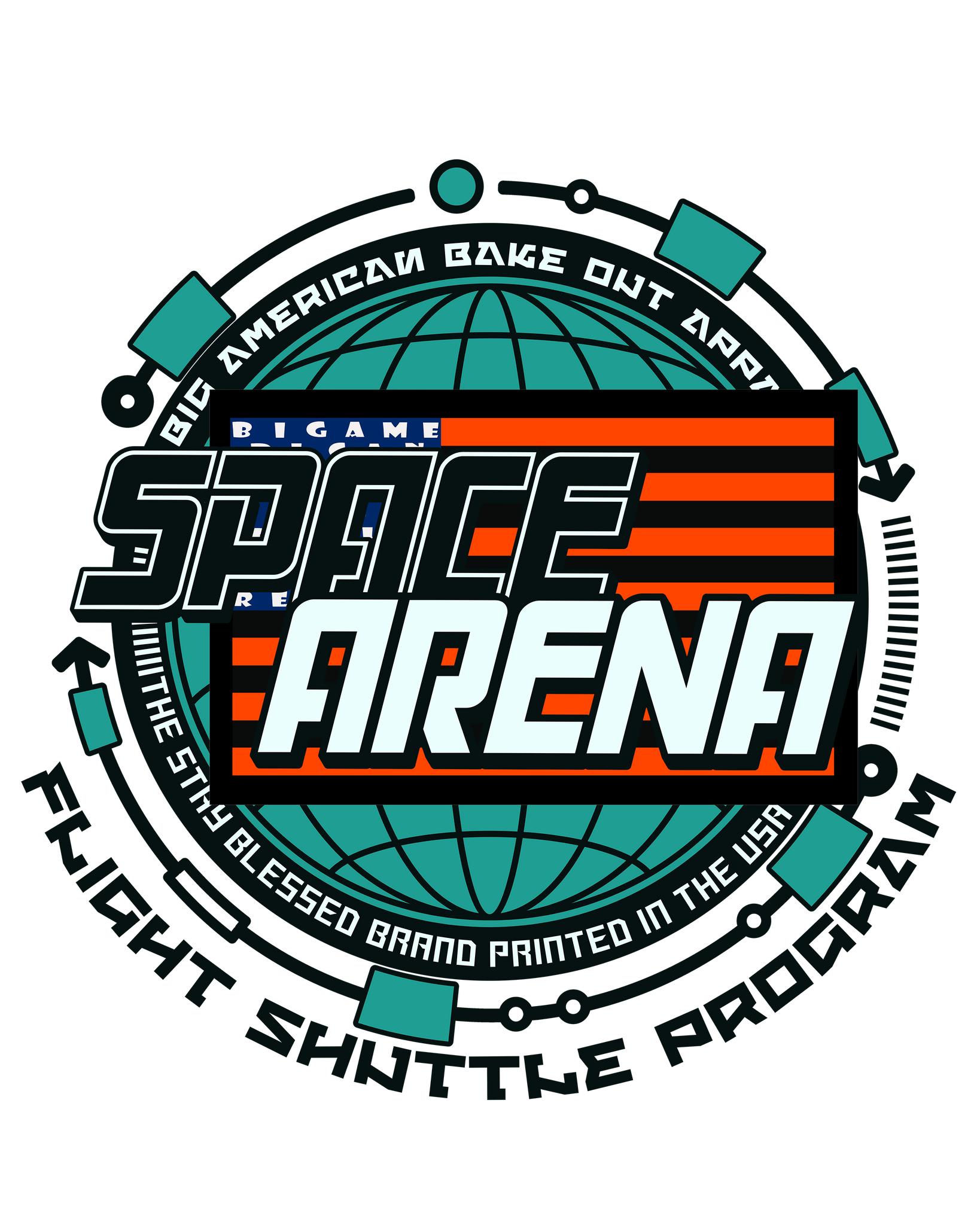 RTP Apparel Unisex "Space Arena" T-Shirt