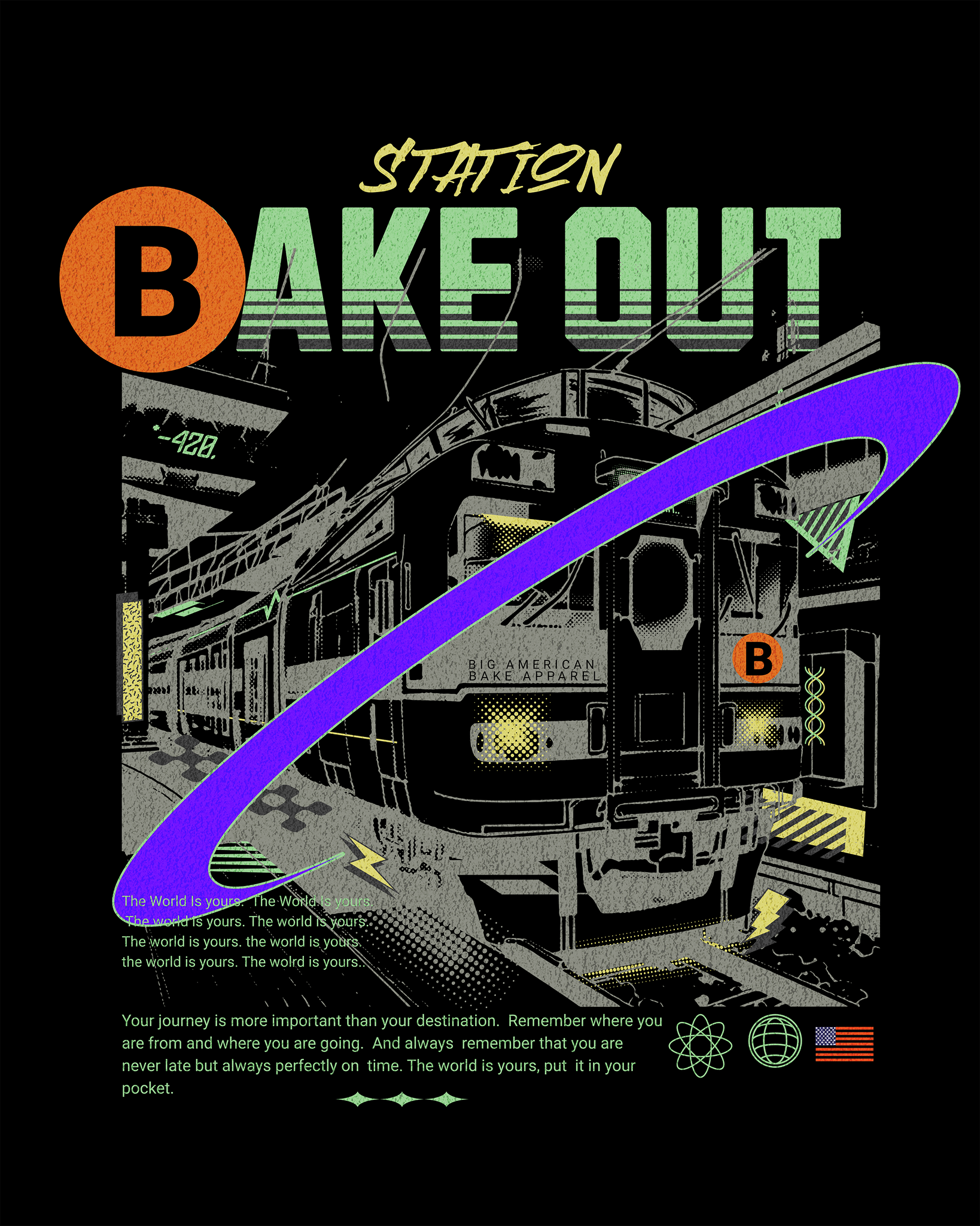 RPT Apparel Unisex " Bake Out Station" T-Shirt