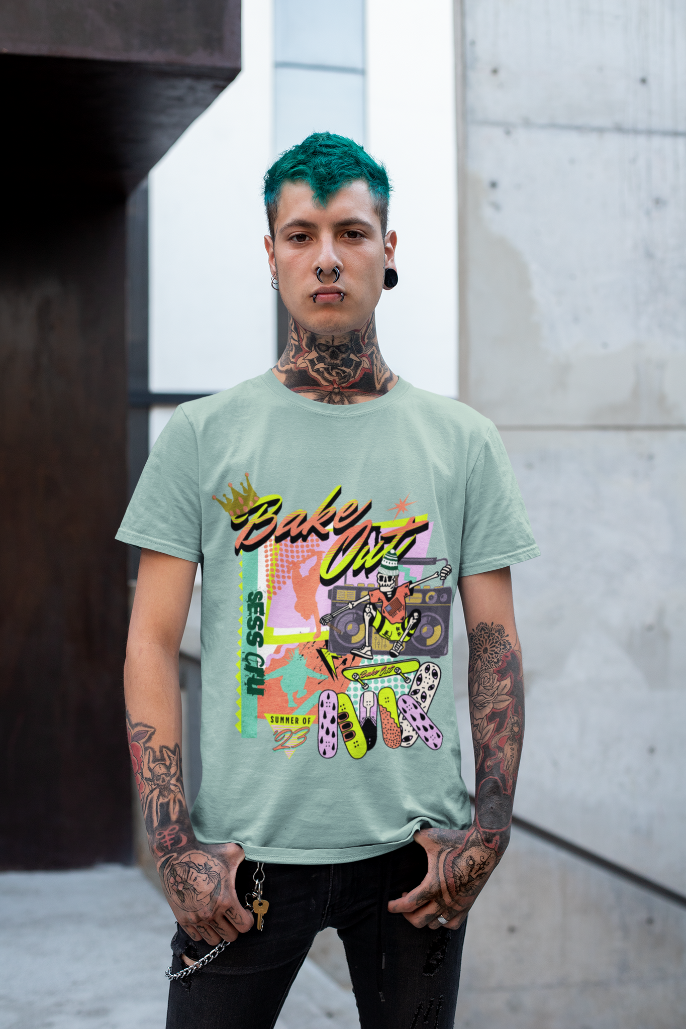 Bella Canvas 100% Cotton "SK8" T-Shirt