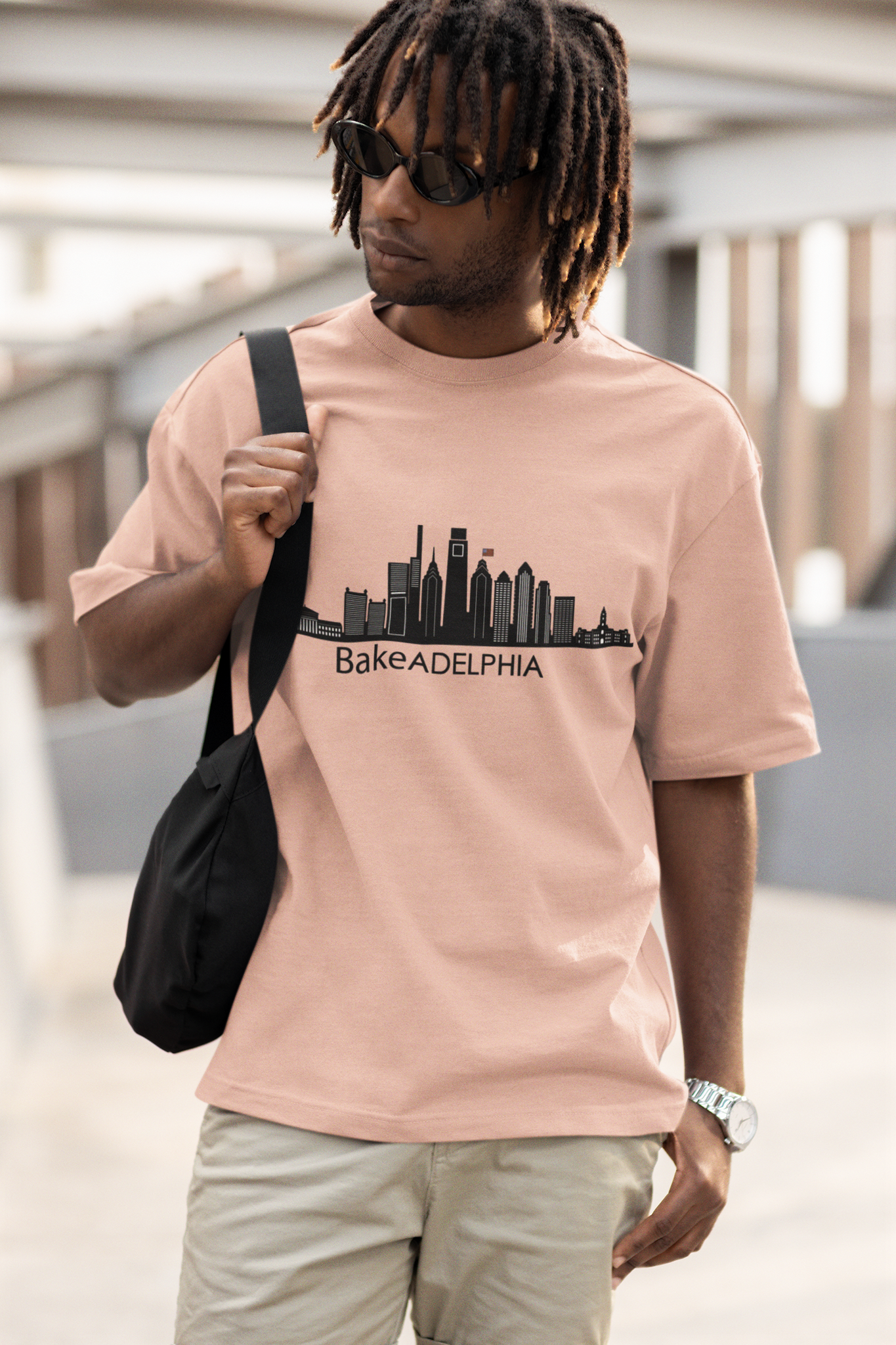 Bella Canvas 100% Cotton " Bakeadelphia" T-Shirt