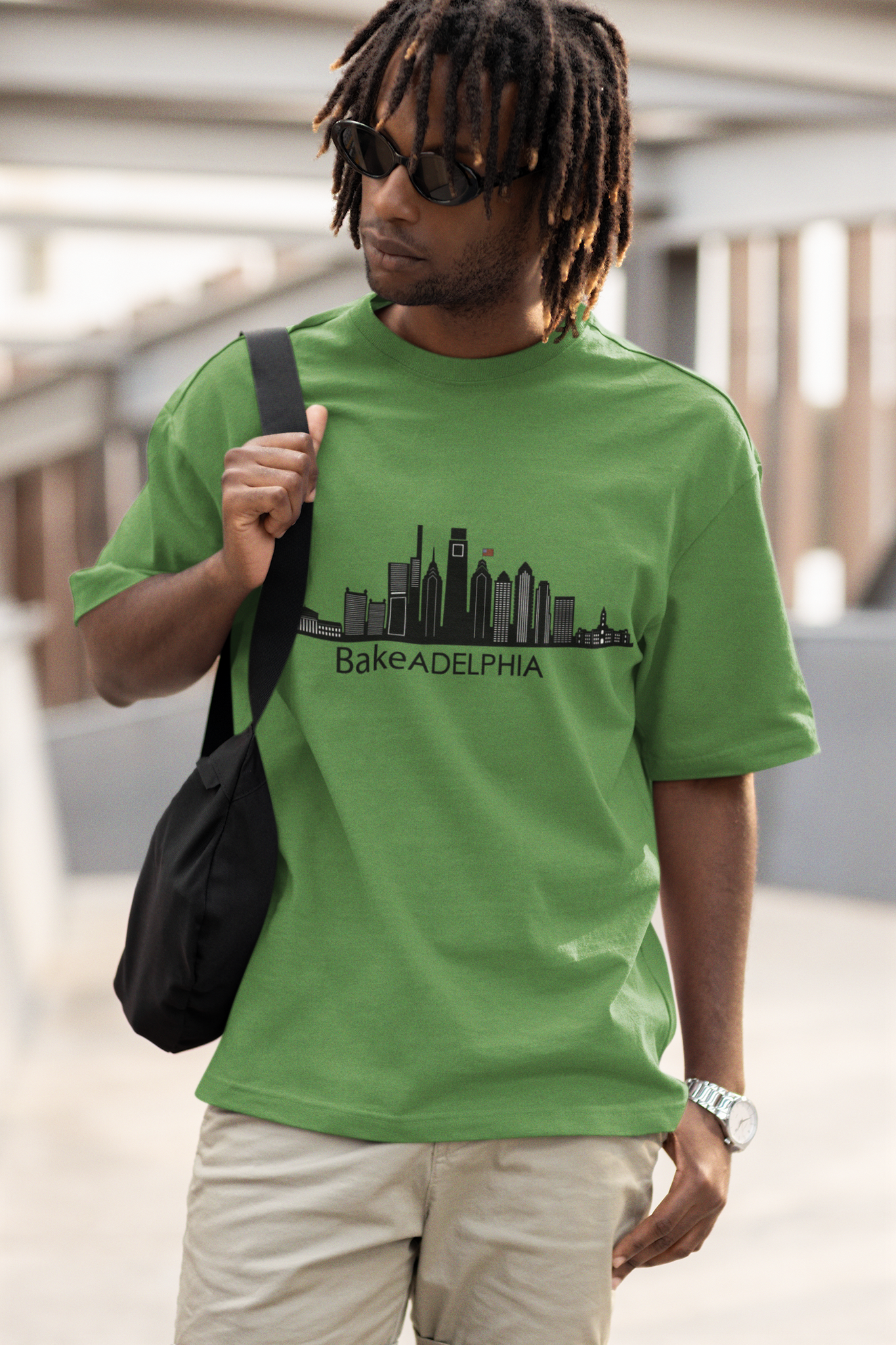 Bella Canvas 100% Cotton " Bakeadelphia" T-Shirt