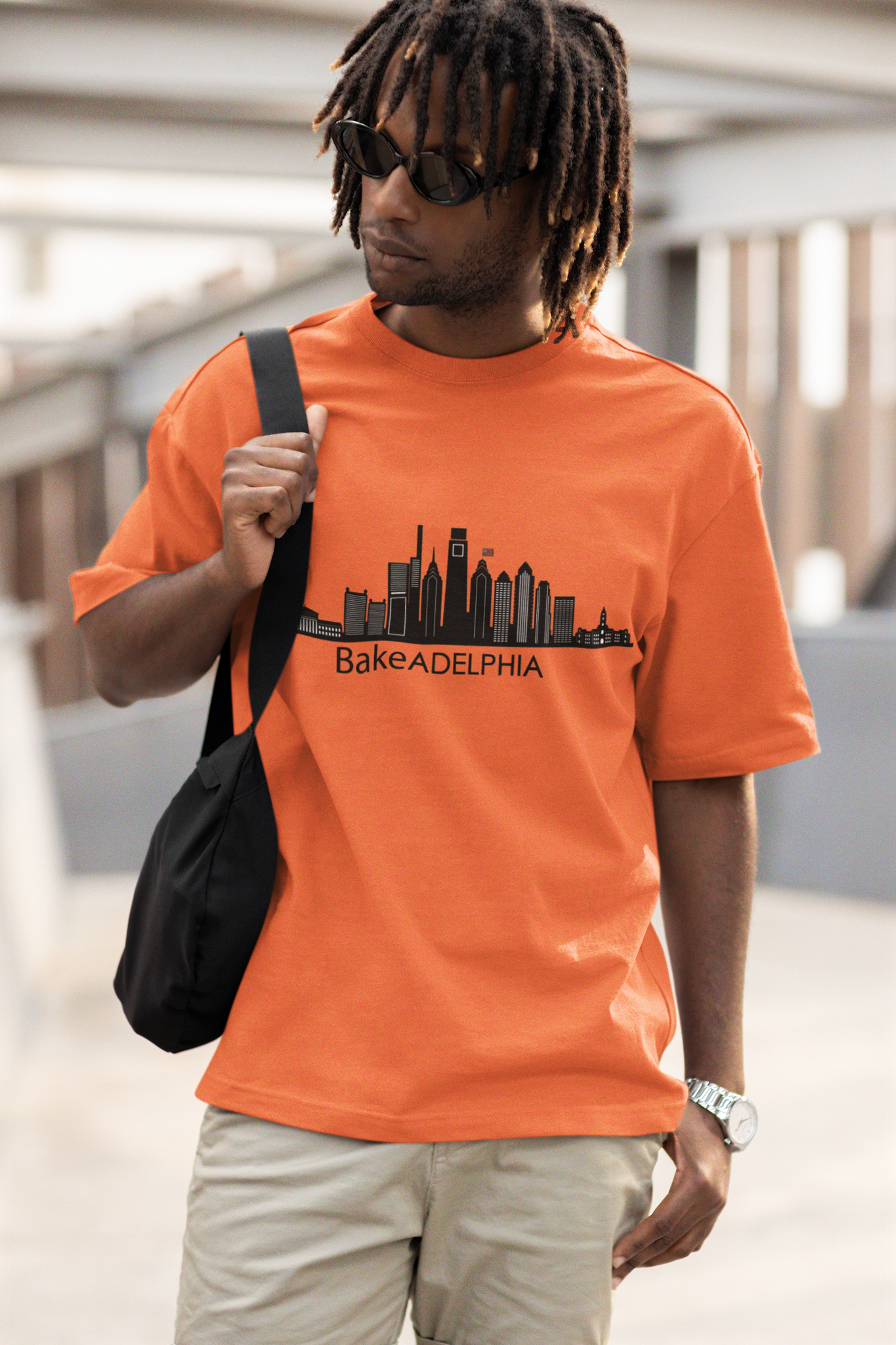 Bella Canvas 100% Cotton " Bakeadelphia" T-Shirt