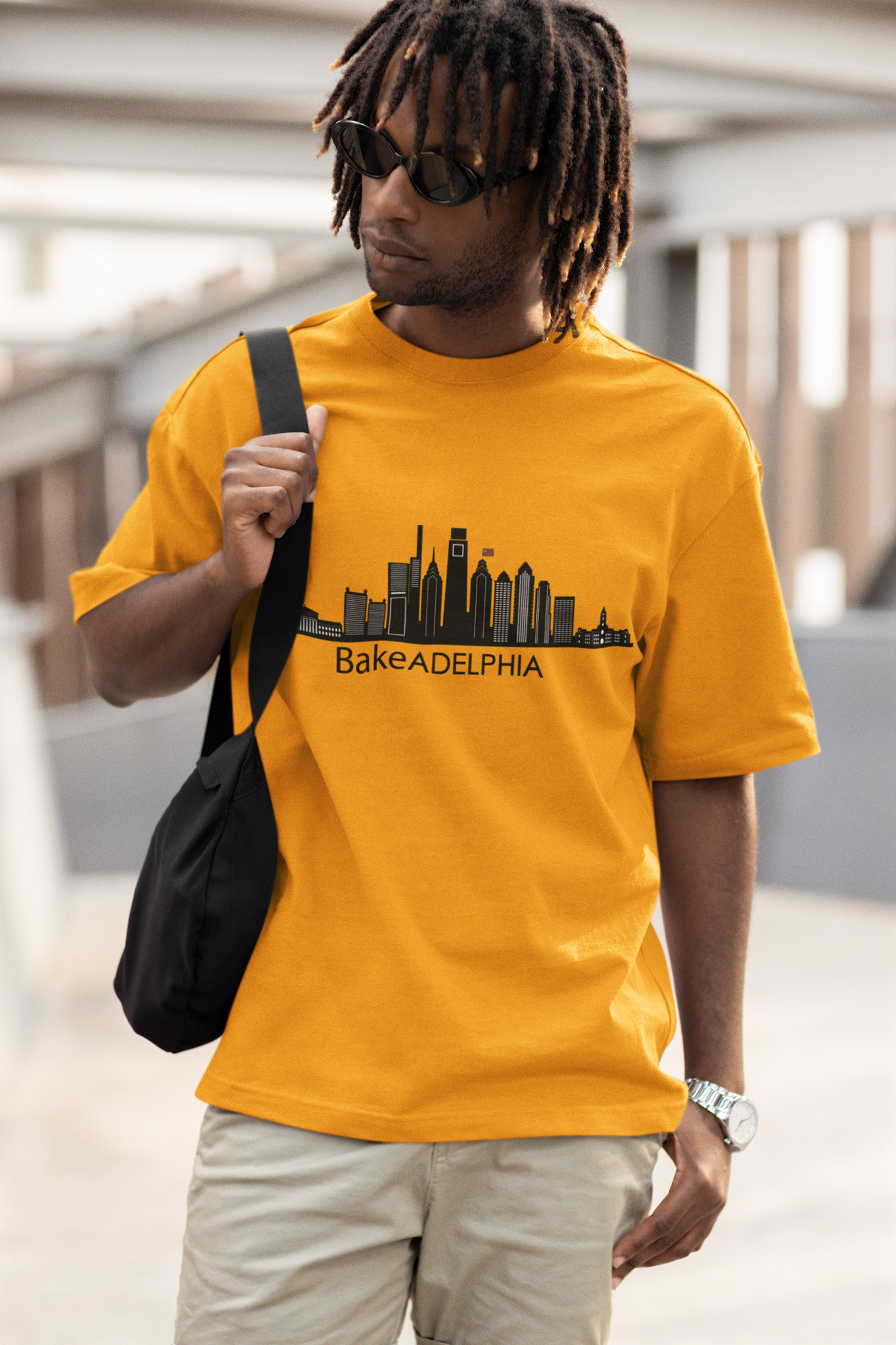 Bella Canvas 100% Cotton " Bakeadelphia" T-Shirt