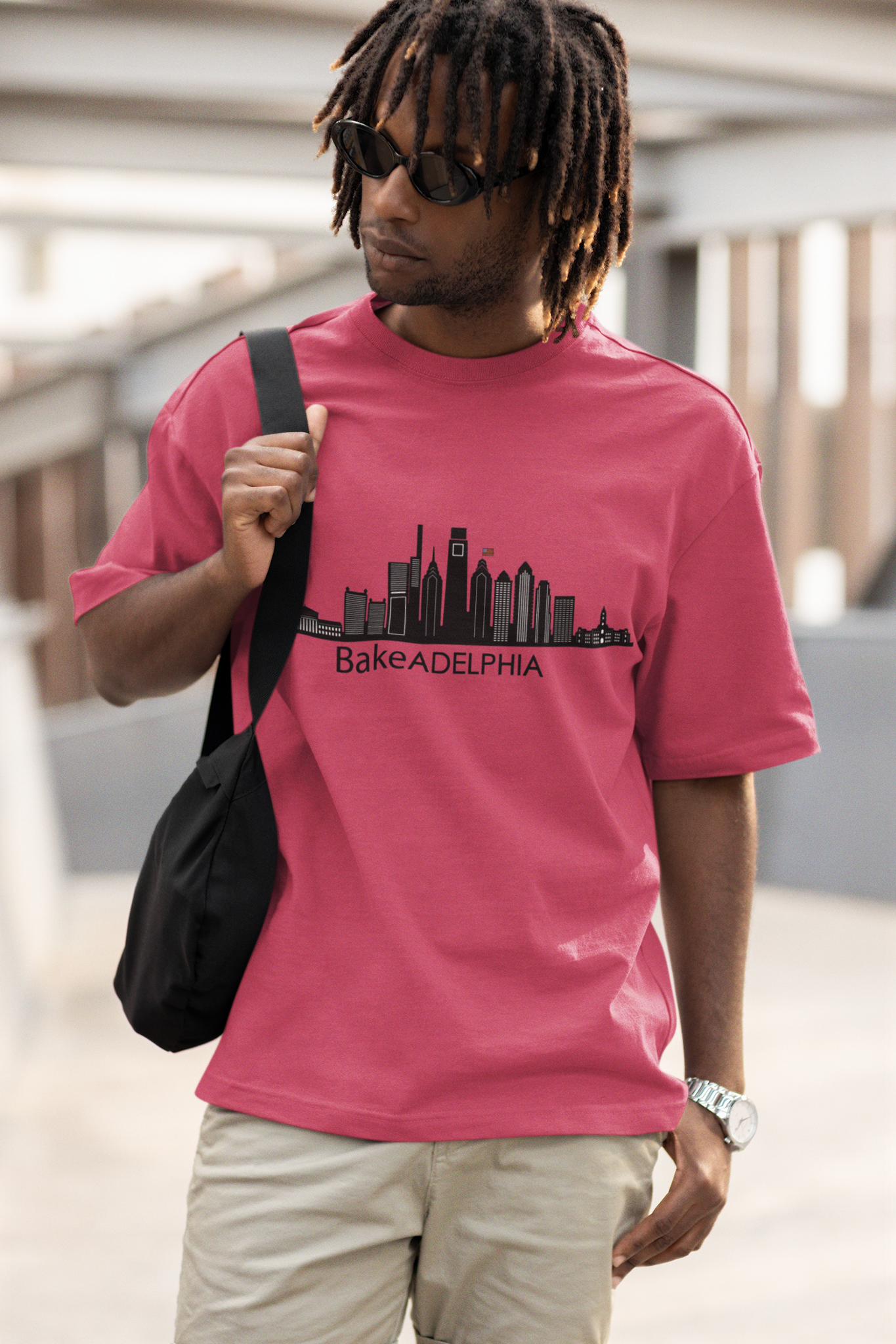 Bella Canvas 100% Cotton " Bakeadelphia" T-Shirt