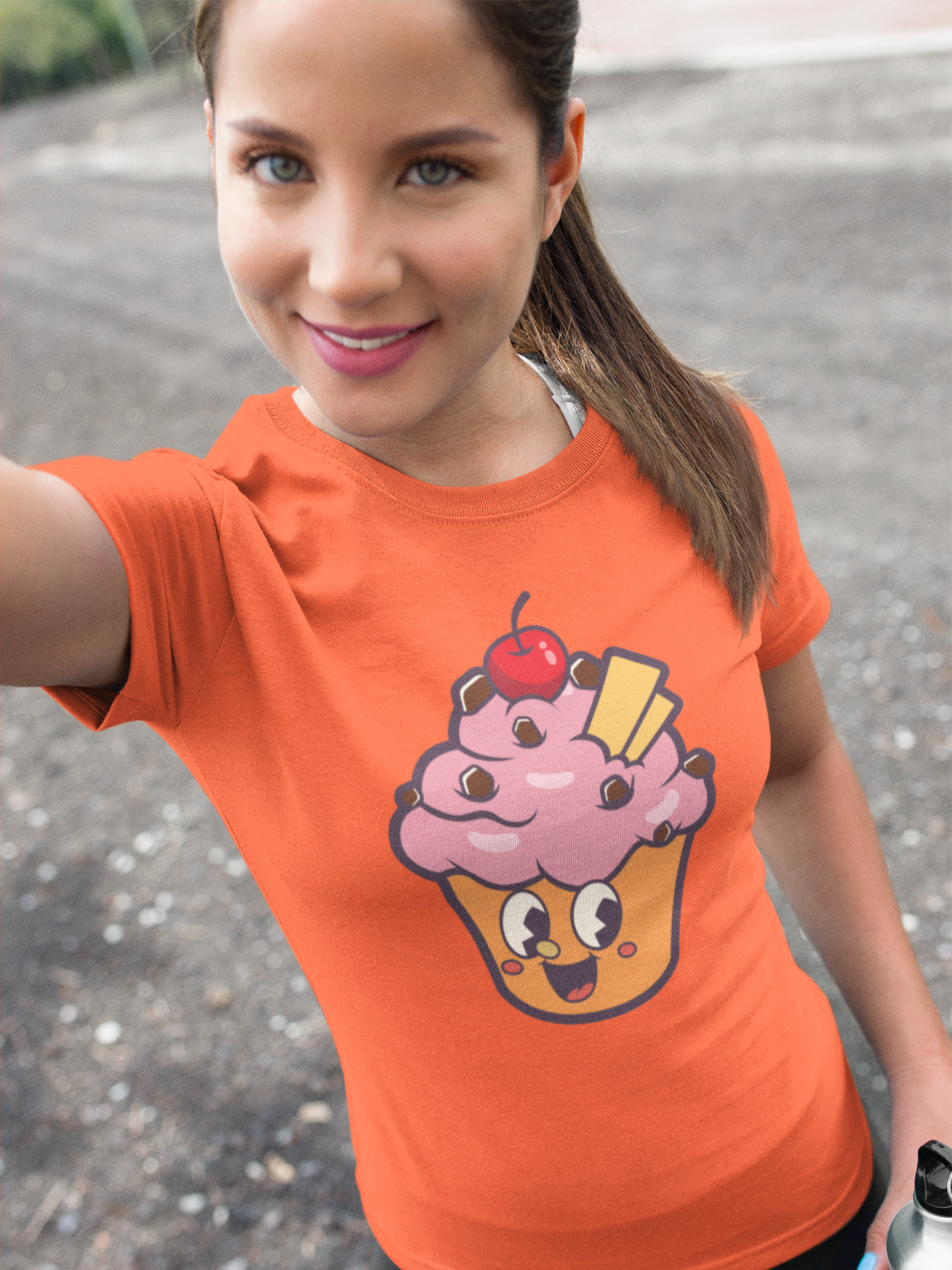 Gildan Unisex 100% Cotton " Cupcake" T-Shirt