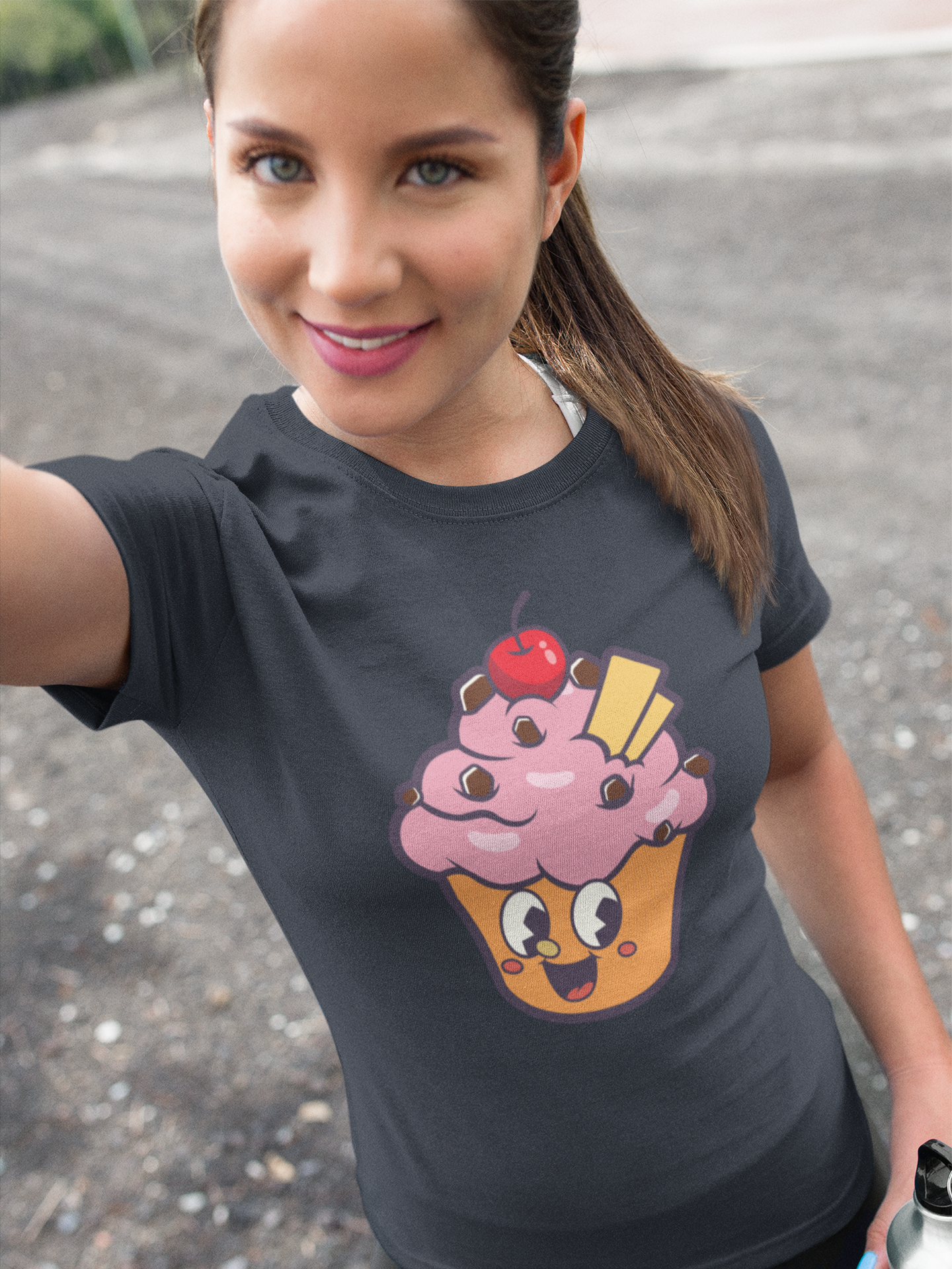 Gildan Unisex 100% Cotton " Cupcake" T-Shirt