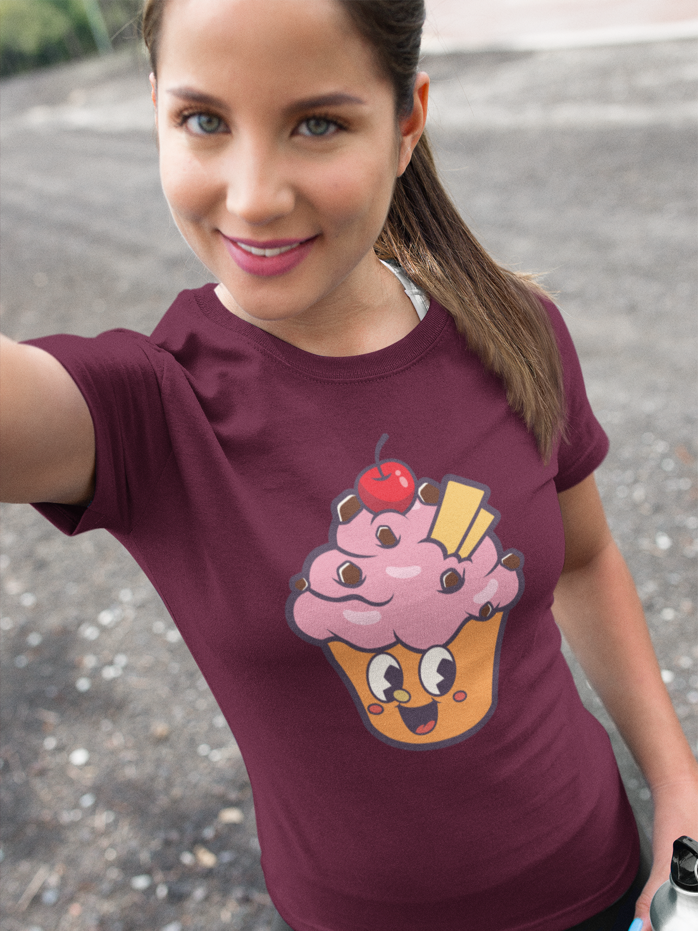 Gildan Unisex 100% Cotton " Cupcake" T-Shirt