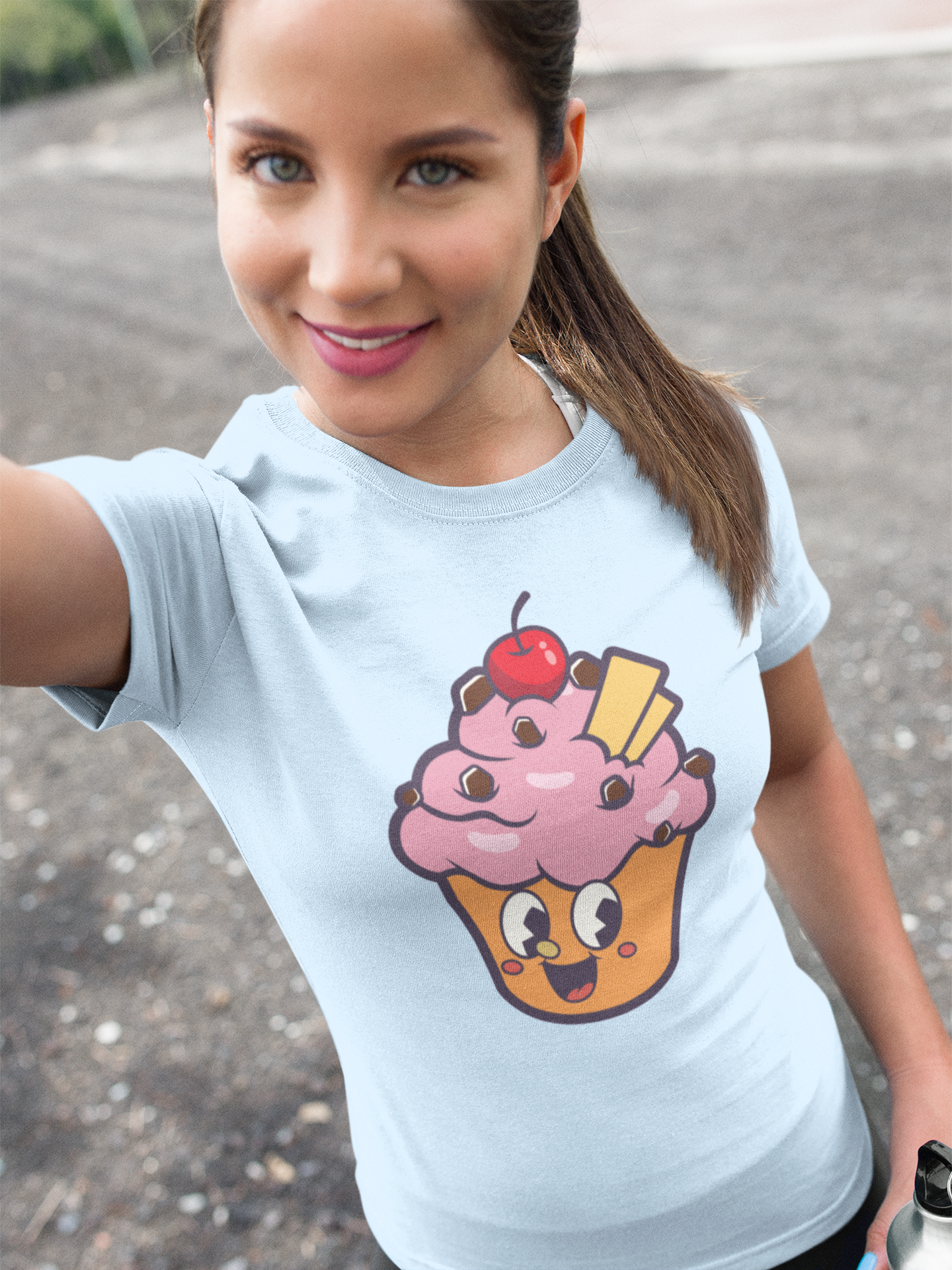 Gildan Unisex 100% Cotton " Cupcake" T-Shirt