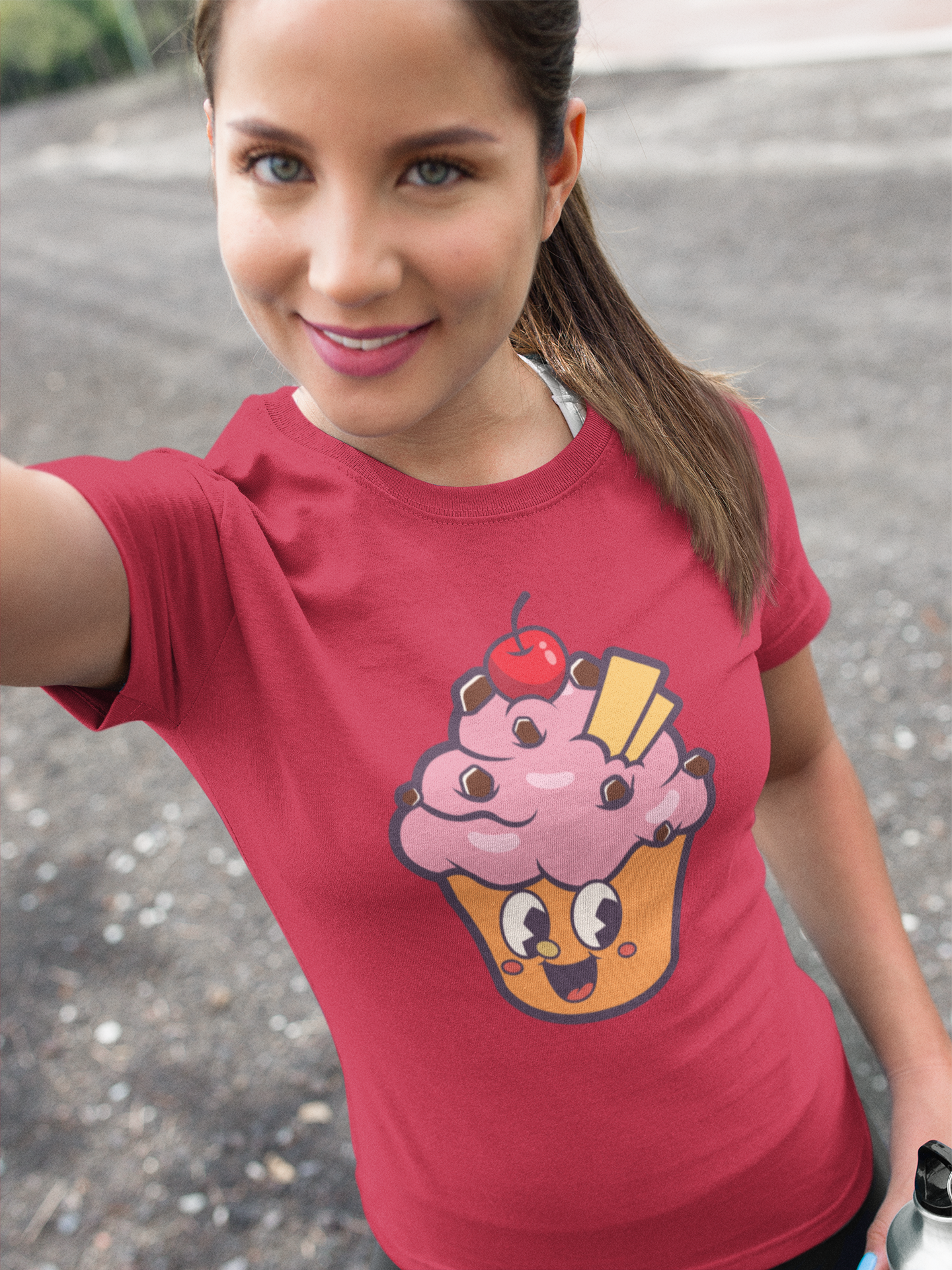 Gildan Unisex 100% Cotton " Cupcake" T-Shirt