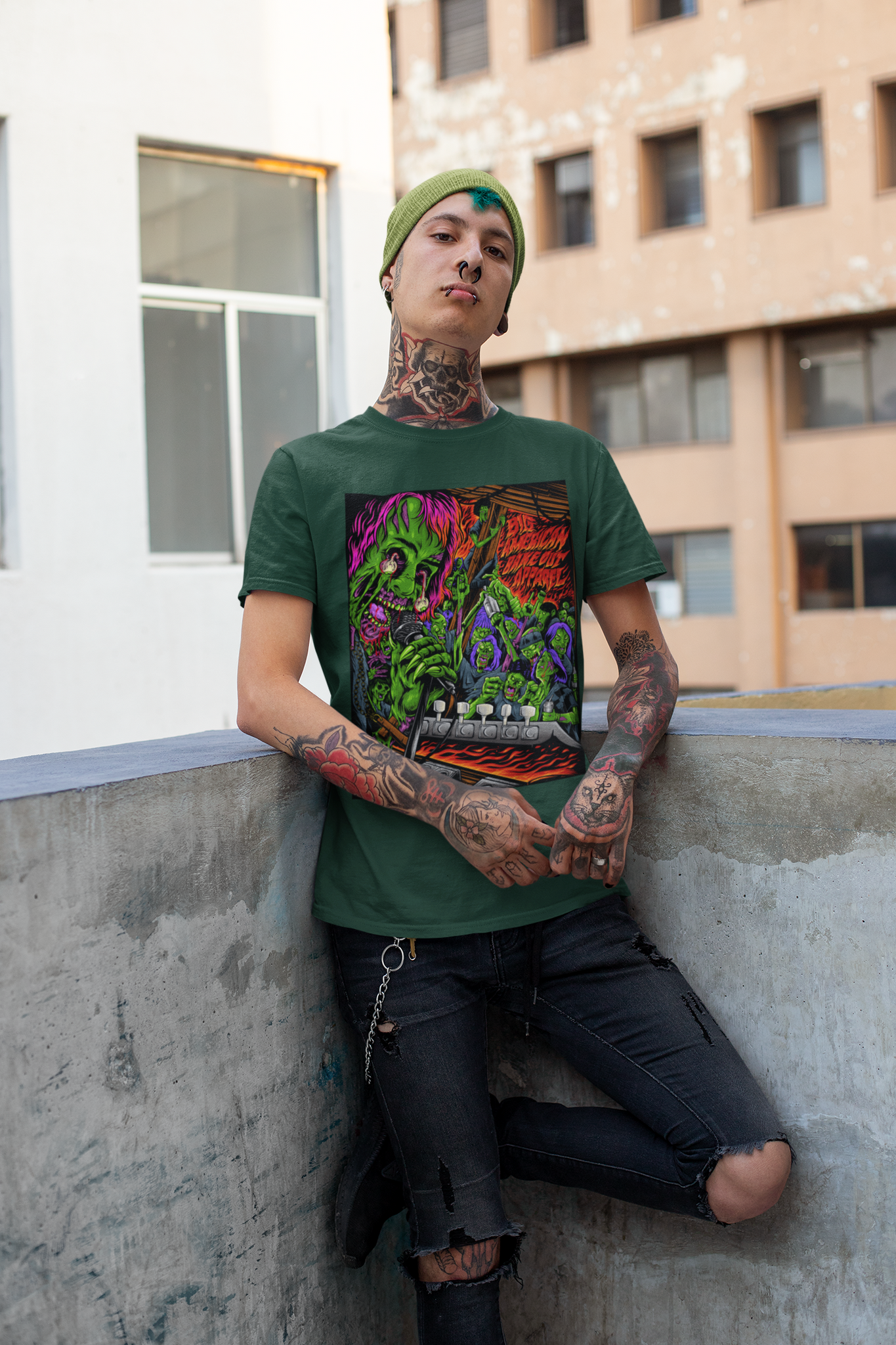 Bella Canvas Unisex Tri-Blend "Zombie Bake Out"