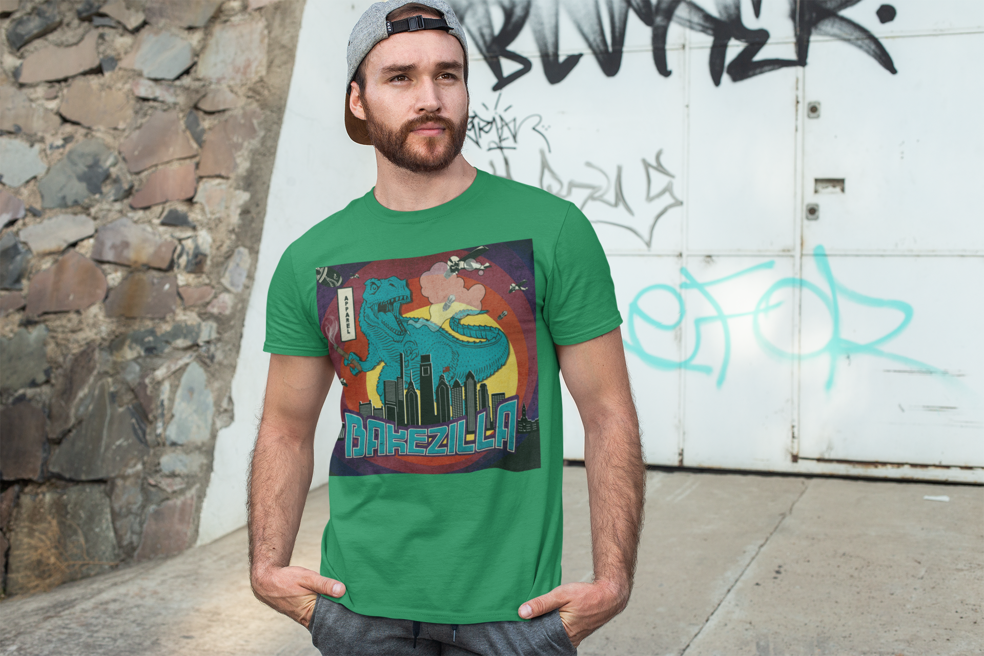 RPT Apparel Unisex "T-Rex with Blunt" T-Shirt