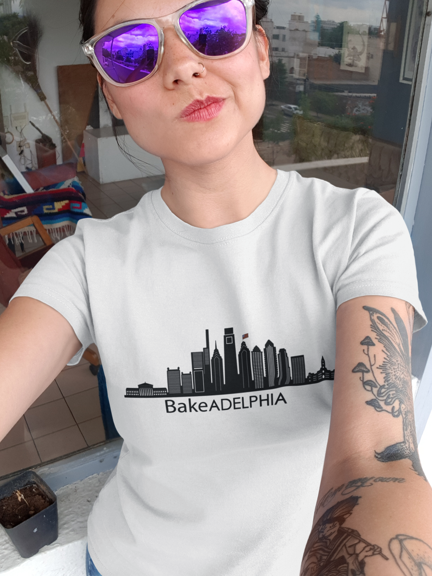 Gildan Unisex 100% Cotton "Bakeadelphia" T-Shirt