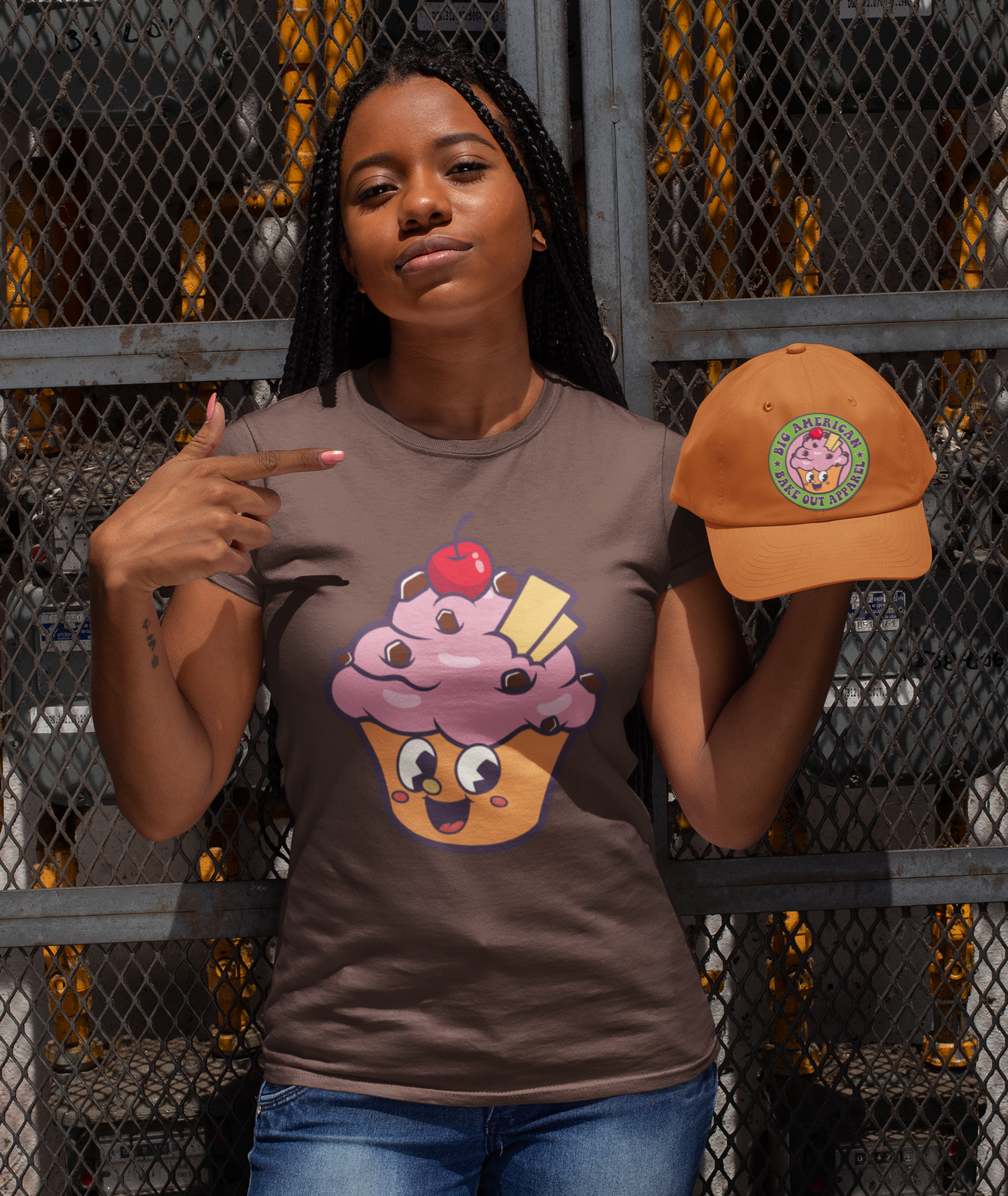 Bella Canvas Unisex Tri-Blend "Cupcake" T-Shirt