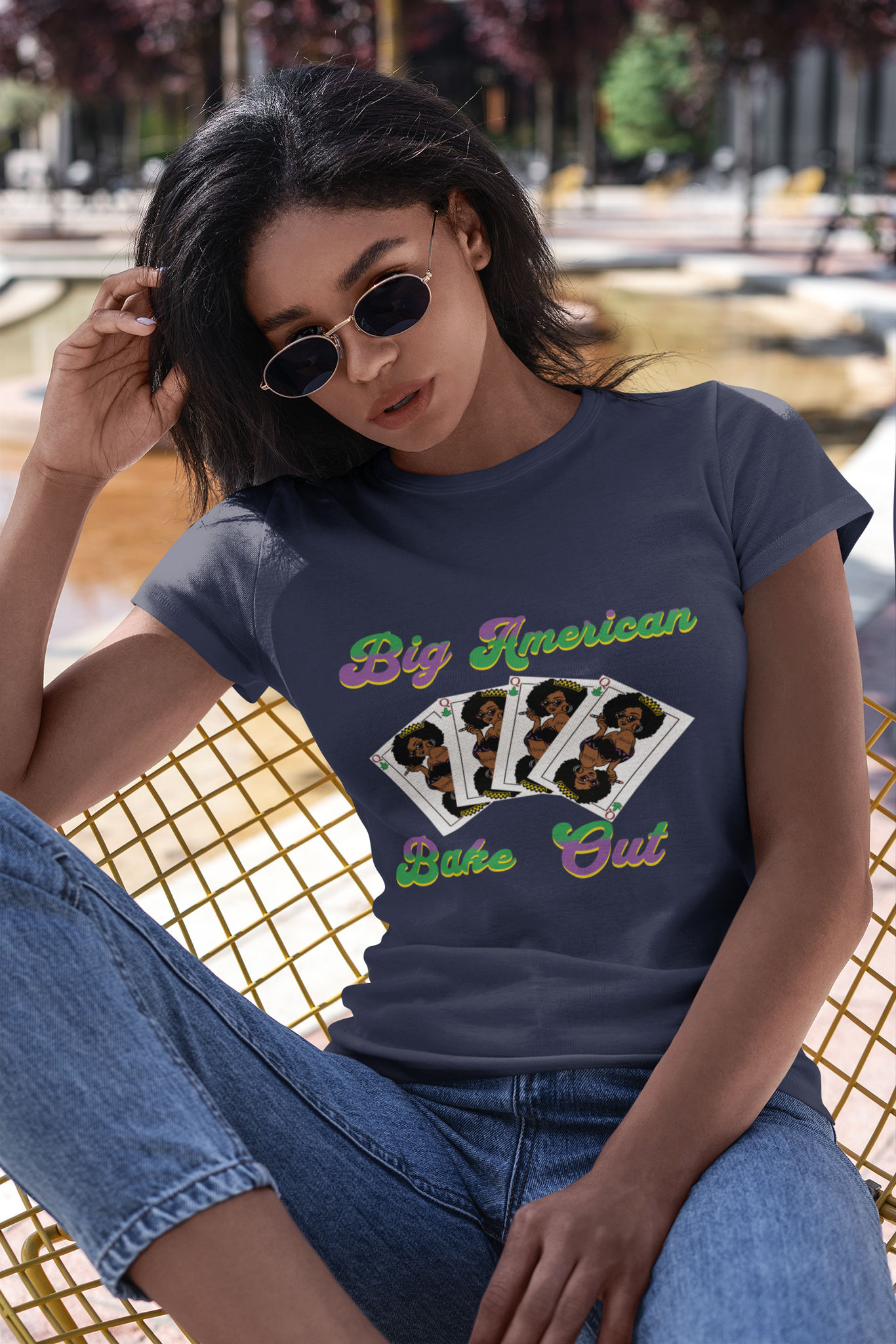 Bella Canvas Unisex 100% Cotton "Poker Queen" T-Shirt