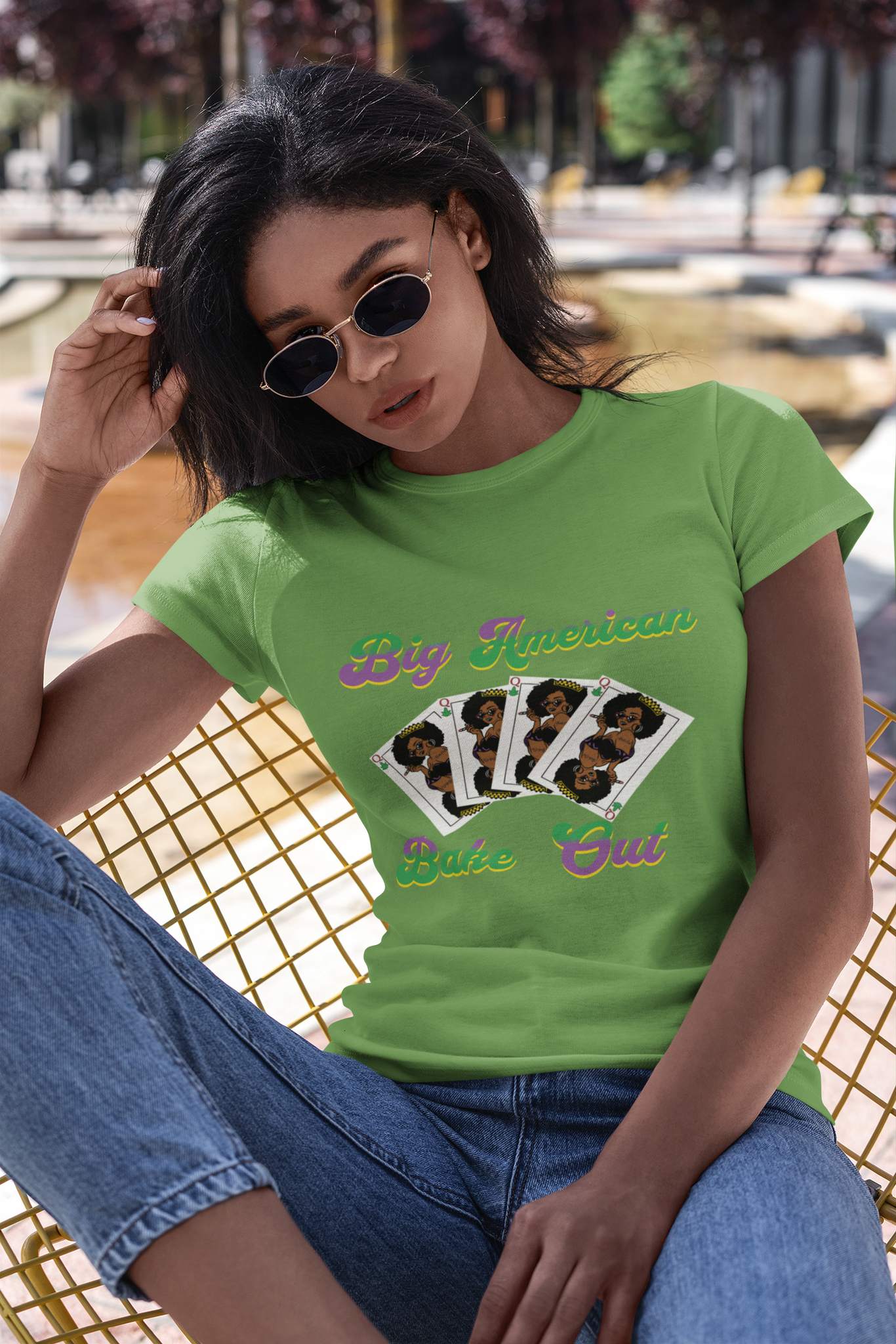 Bella Canvas Unisex 100% Cotton "Poker Queen" T-Shirt