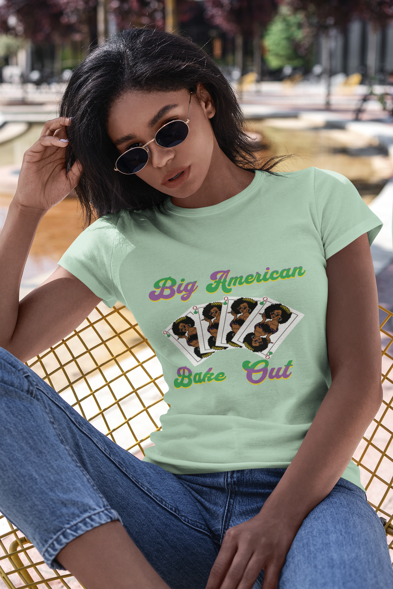 Bella Canvas Unisex 100% Cotton "Poker Queen" T-Shirt