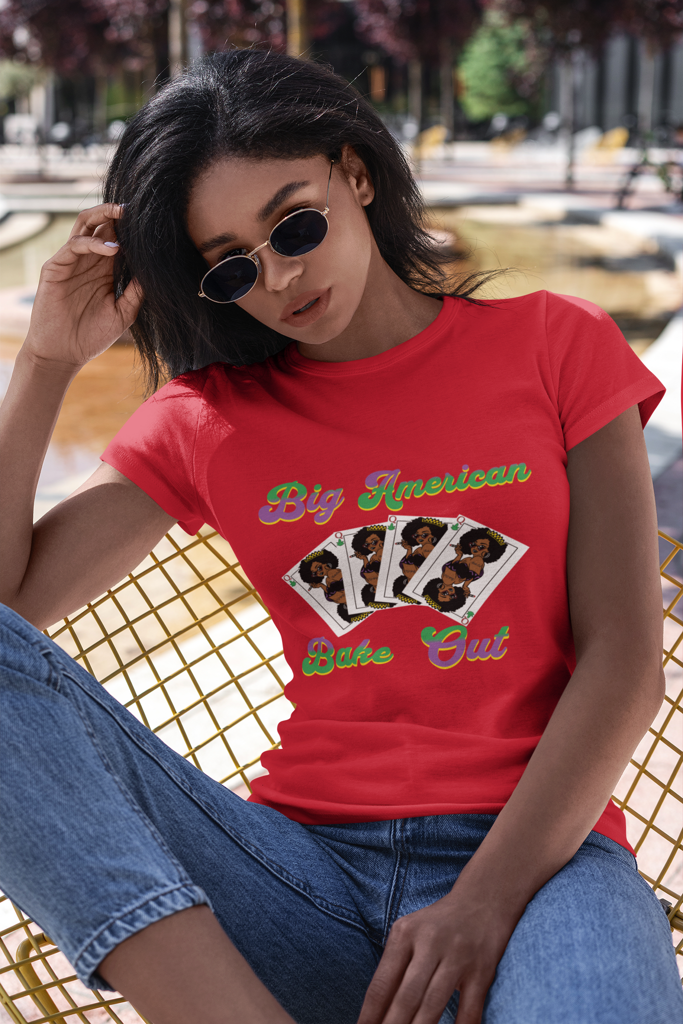 Bella Canvas Unisex 100% Cotton "Poker Queen" T-Shirt